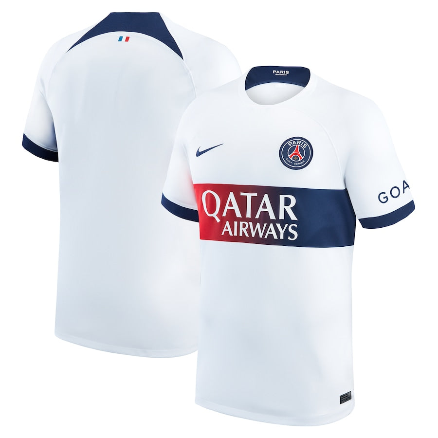 Paris Saint-Germain Nike 2023/24 Away Stadium Jersey - White