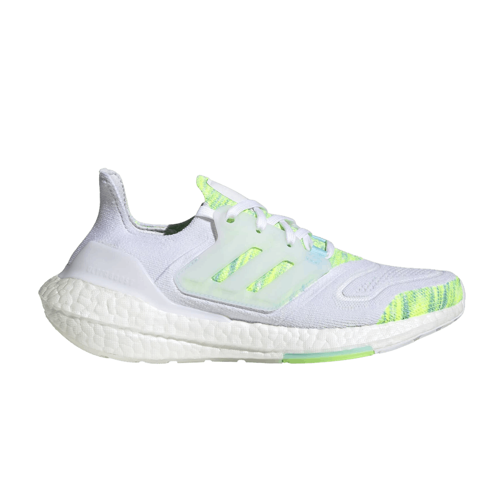 (Women) adidas UltraBoost 22 ‘White Bliss Blue Yellow’ GX5926