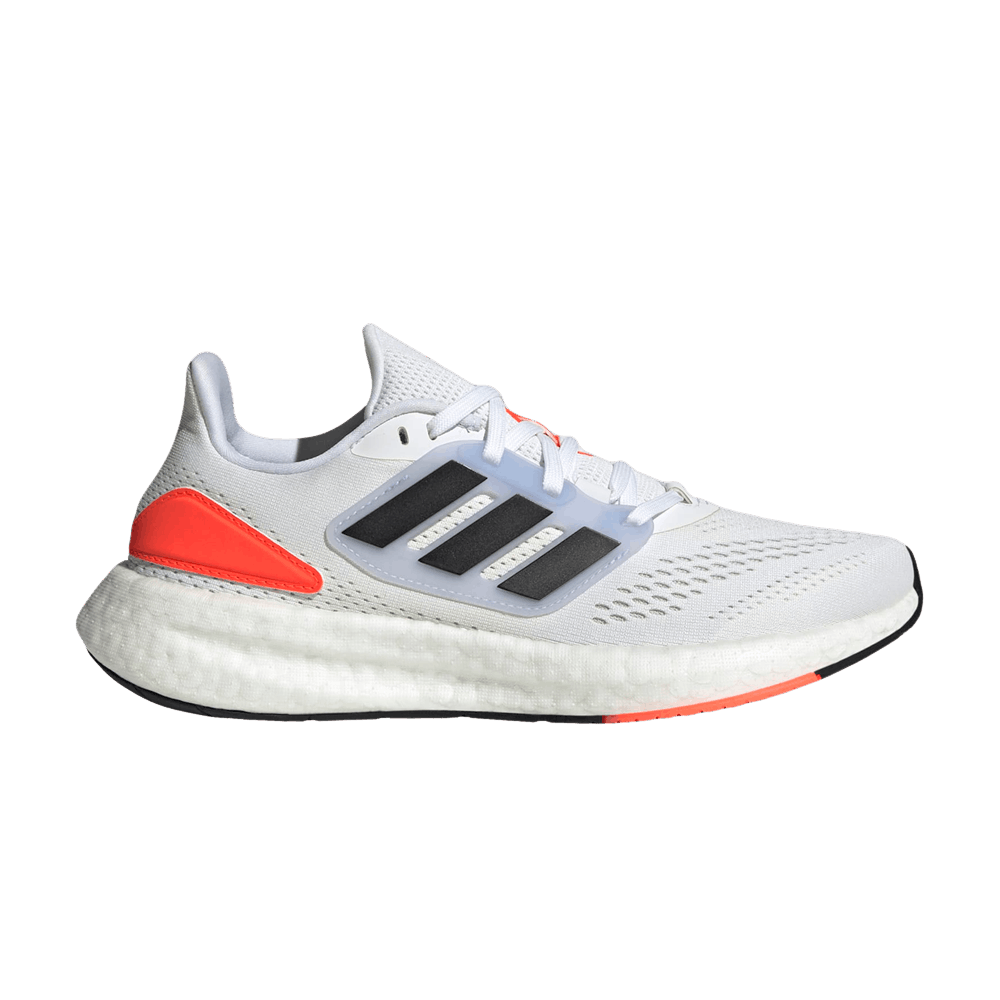 (Women) adidas PureBoost 22 ‘Crystal White Orange’ HQ8582