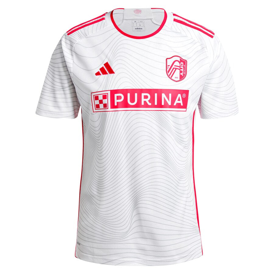 Eduard Löwen St. Louis City SC adidas 2024 The Confluence Kit  Player Jersey - White