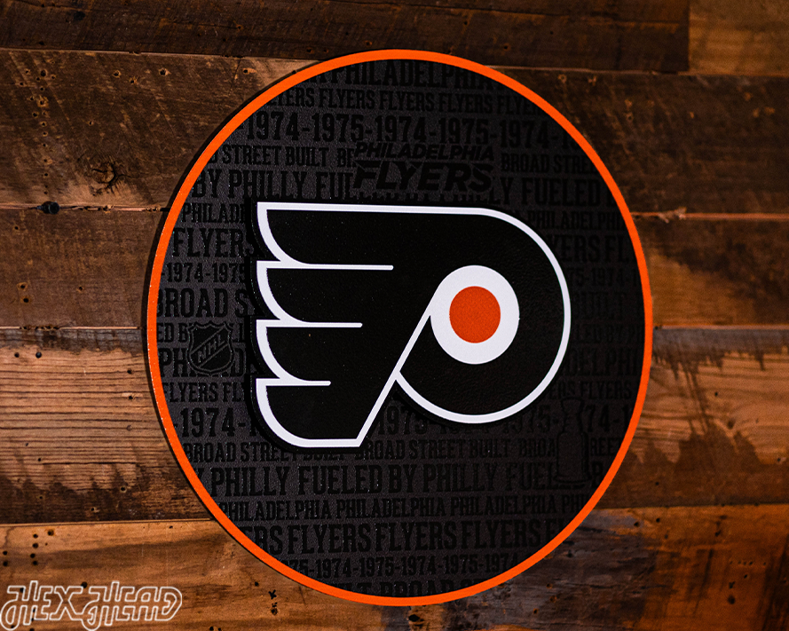 Philadelphia Flyers CRAFT SERIES 3D Embossed Metal Wall Art