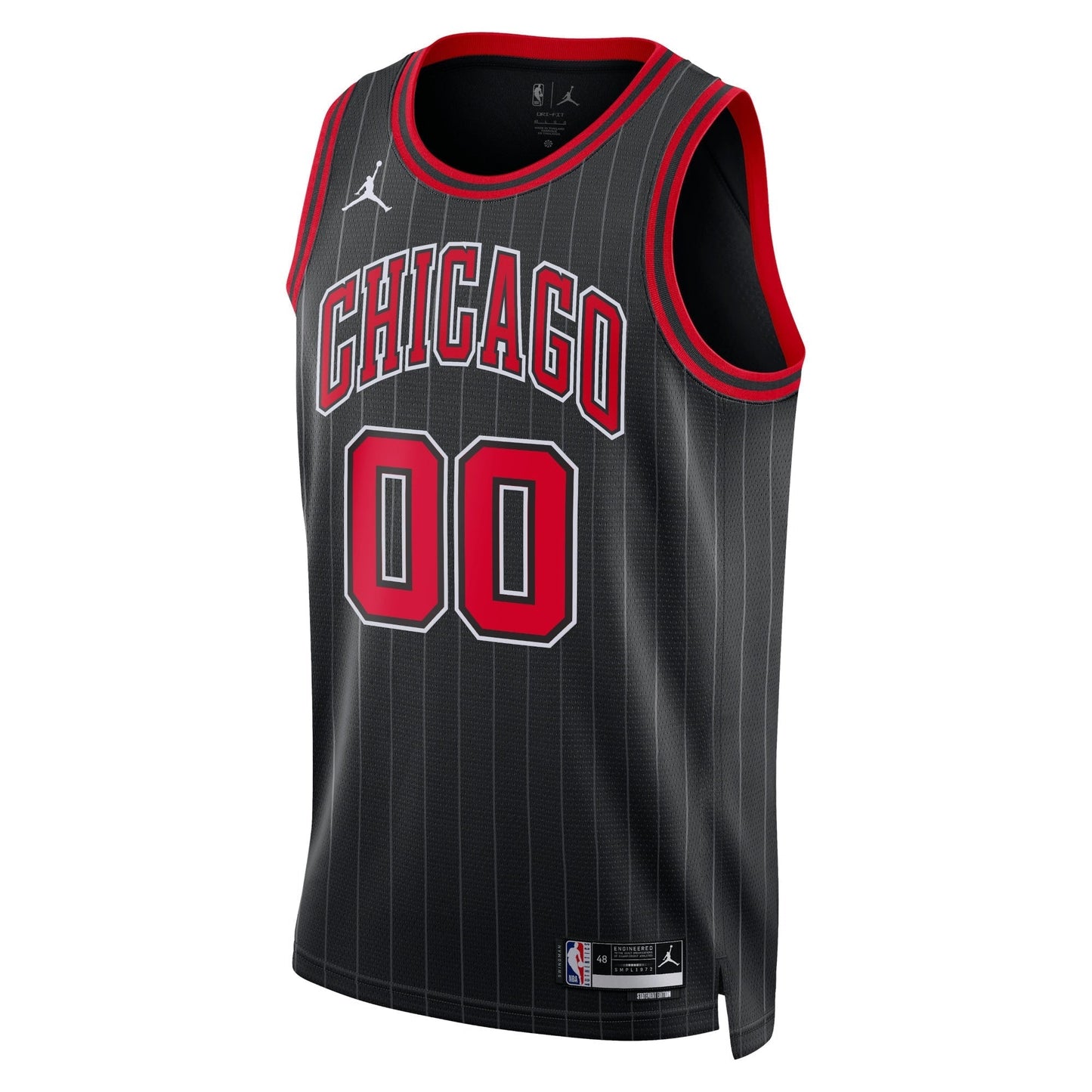 Chicago Bulls Jordan Brand Unisex 2022/23 Swingman Custom Jersey - Statement Edition - Black