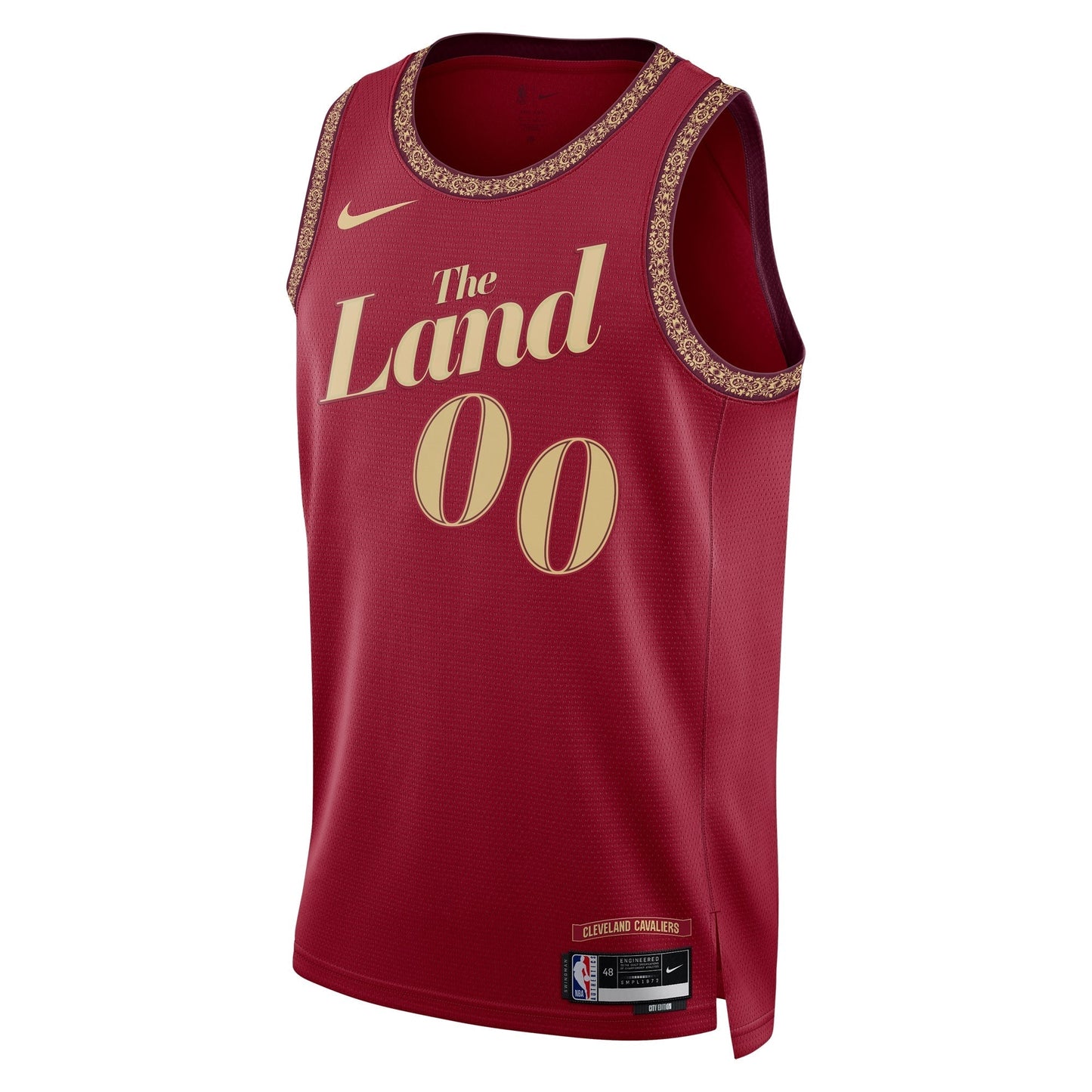 Cleveland Cavaliers Nike Unisex 2023/24 Custom Swingman Jersey - Wine - City Edition