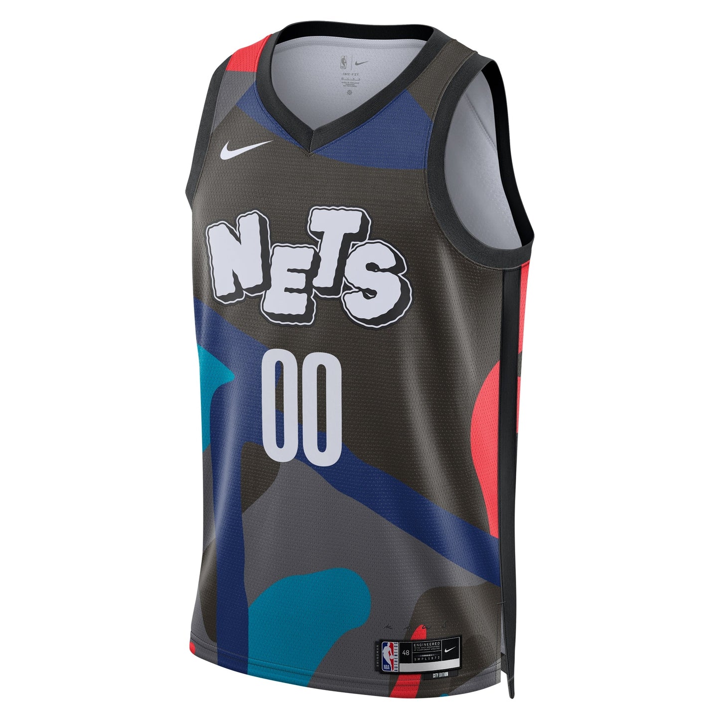 Brooklyn Nets Nike Unisex 2023/24 Custom Swingman Jersey - Black - City Edition