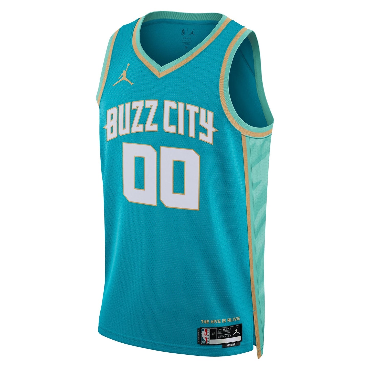 Charlotte Hornets Jordan Brand Unisex 2023/24 Custom Swingman Jersey - Teal - City Edition