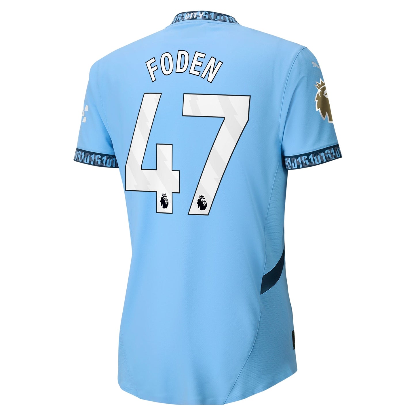 Phil Foden Manchester City Puma 2024/25 Home Player Jersey - Light Blue