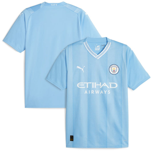 Manchester City Puma 2023/24 Home Jersey - Sky Blue