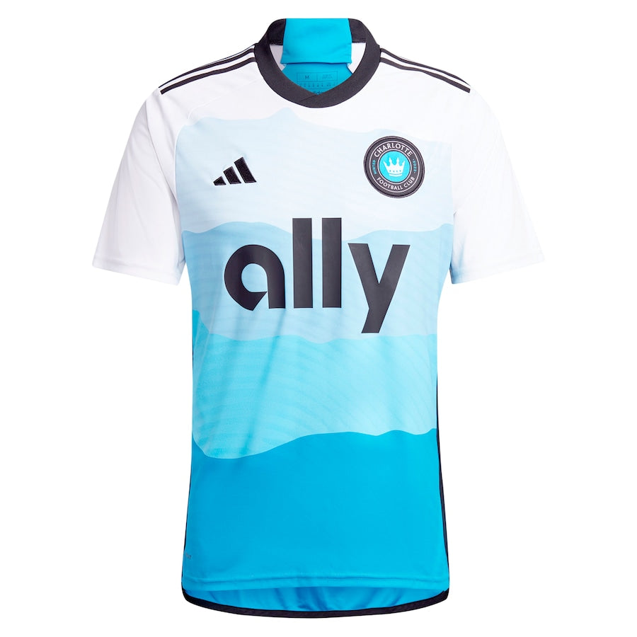 Charlotte FC adidas 2024 The Carolina Kit: Explore  Jersey - Blue