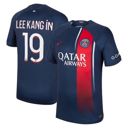 Lee Kang In Paris Saint-Germain Nike 2023/24 Home Player Jersey - Navy