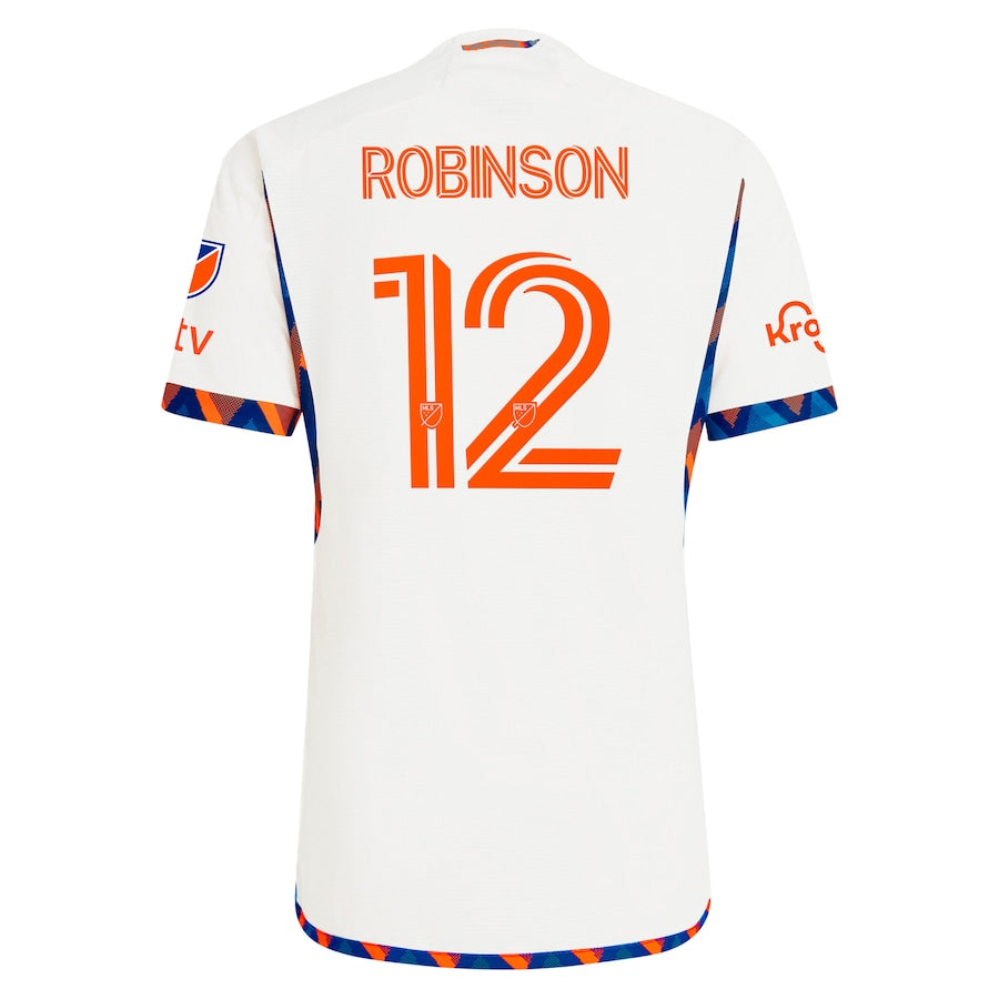 Miles Robinson FC Cincinnati adidas 2024 The Canvas Kit Authentic Player Jersey - White