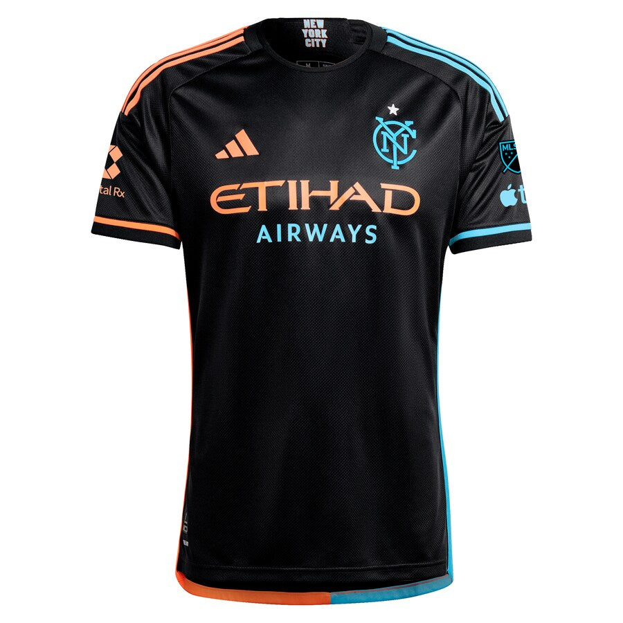 Santiago Rodríguez New York City FC adidas 2024 24/7 Kit Authentic Player Jersey – Black