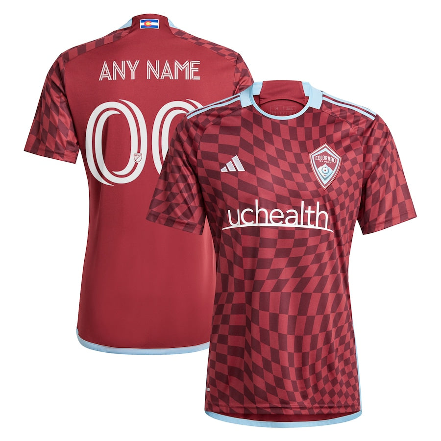 Colorado Rapids adidas 2024 One Flag Kit  Custom Jersey - Burgundy