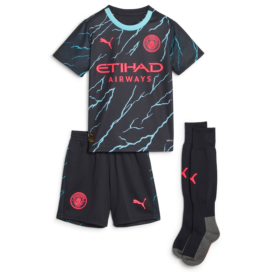 Manchester City Puma Third Minikit 2023-24