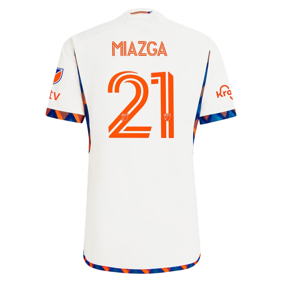 Matt Miazga FC Cincinnati adidas 2024 The Canvas Kit Authentic Player Jersey - White