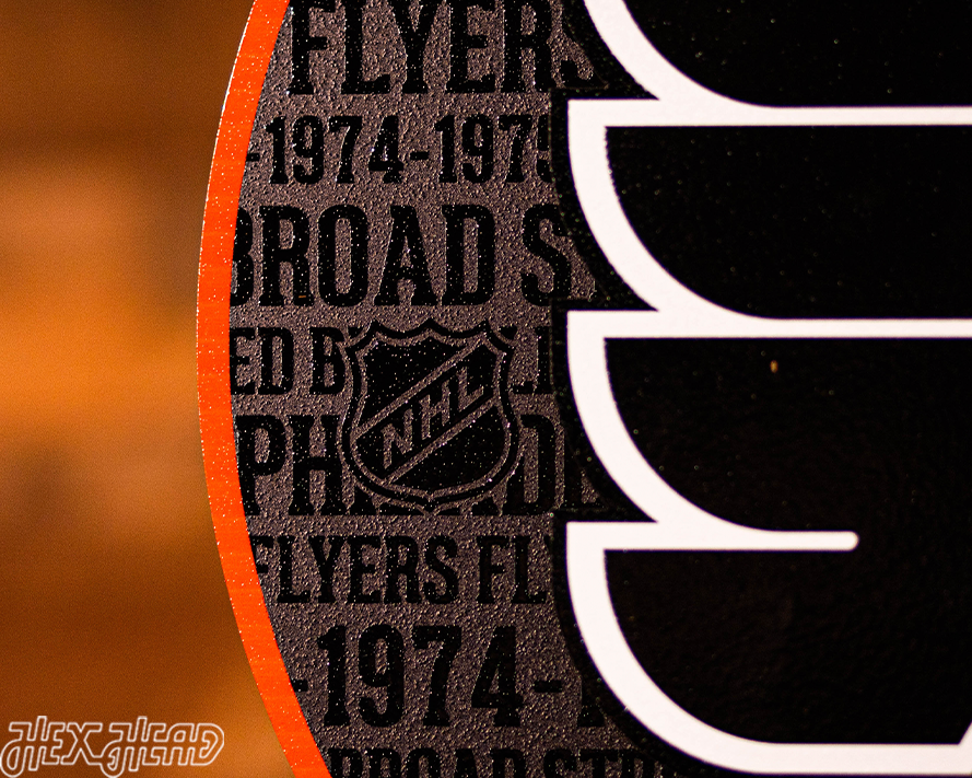 Philadelphia Flyers CRAFT SERIES 3D Embossed Metal Wall Art