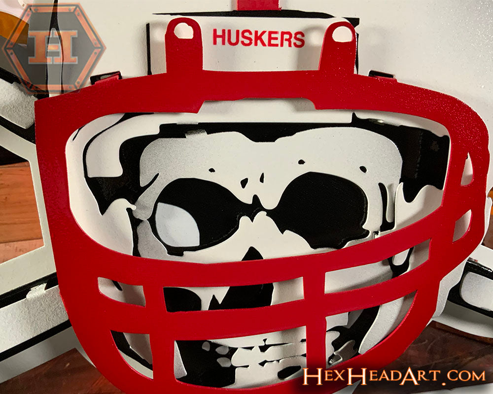 Nebraska Huskers "BLACKSHIRTS" 3D Vintage Metal Wall Art