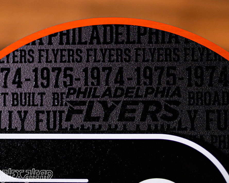 Philadelphia Flyers CRAFT SERIES 3D Embossed Metal Wall Art