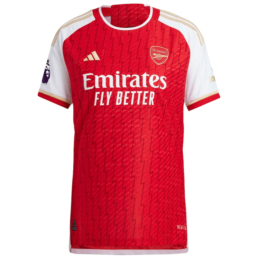 Martin Odegaard Arsenal adidas 2023/24 Home Player Jersey - Red