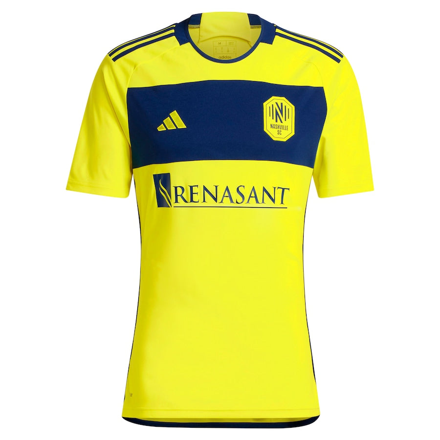 Nashville SC adidas 2024 The 615 Kit  Jersey - Yellow