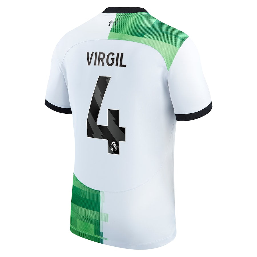 Virgil van Dijk Liverpool Nike 2023/24 Away Player Jersey - White