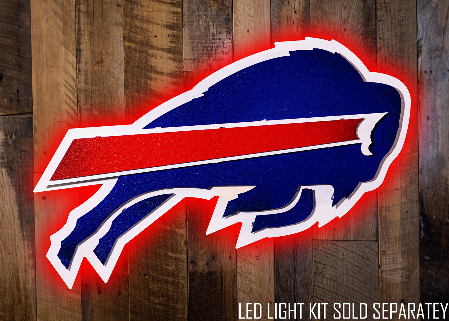 Buffalo Bills 3D Vintage Metal Wall Art