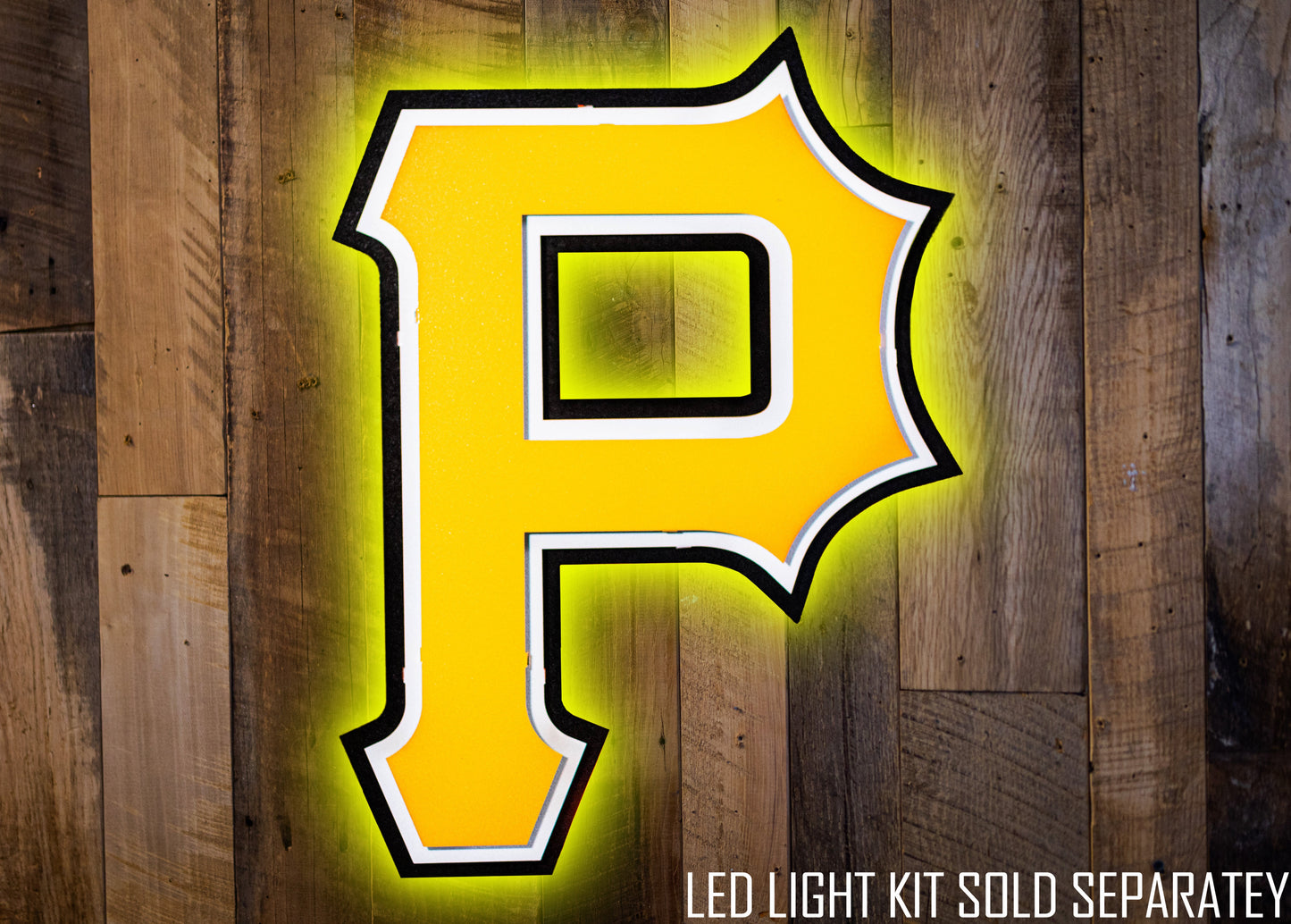 Pittsburgh Pirates "P" Logo 3D Metal Wall Art