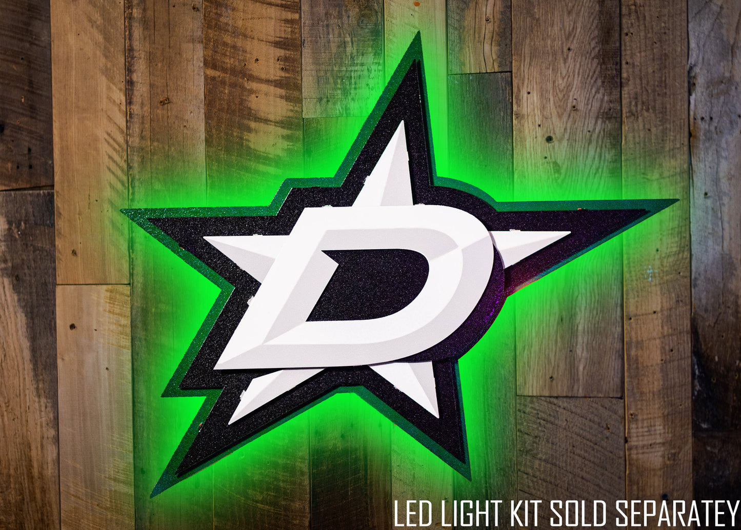 Dallas Stars NHL 3D Vintage Metal Wall Art