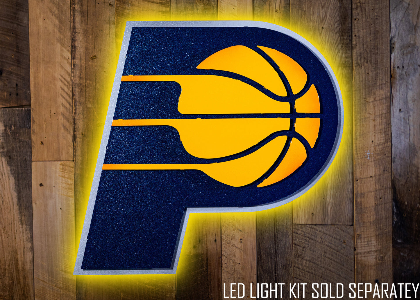 Indiana Pacers 3D Vintage Metal Wall Art