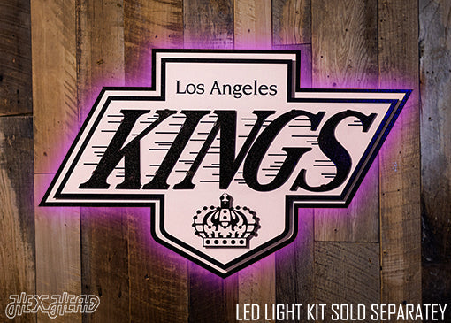 Los Angeles Kings 80's Vintage 3D Vintage Metal Wall Art