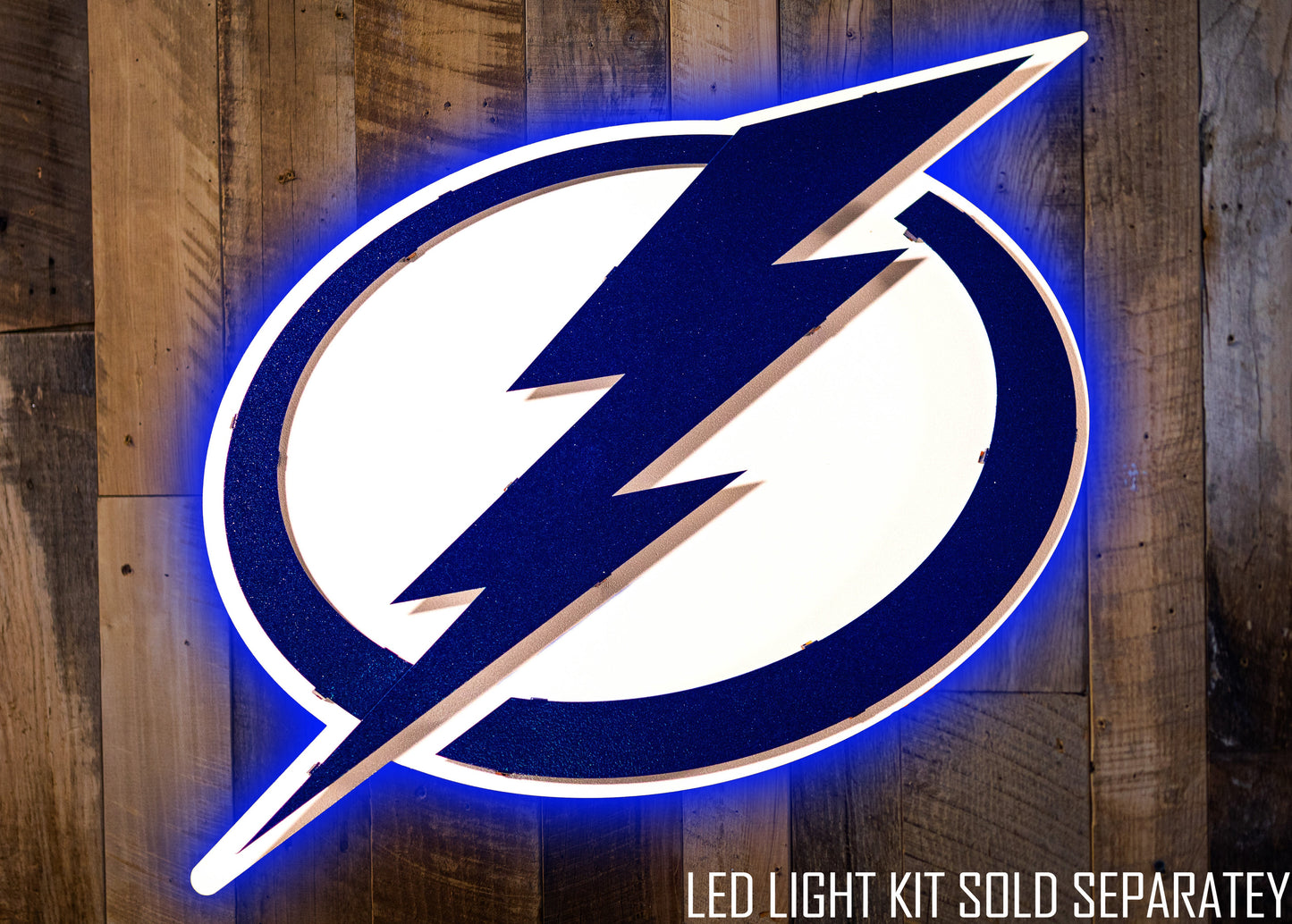 Tampa Bay Lightning NHL 3D Vintage Metal Wall Art