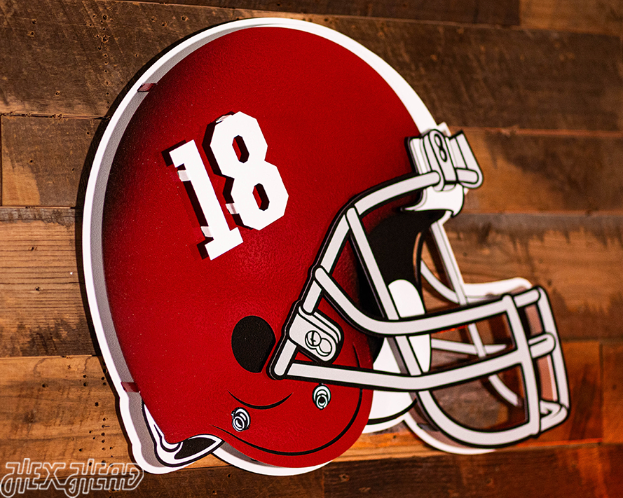 BLITZ COLLECTION - 8 LAYER Alabama Crimson Tide 3D Metal Wall Art