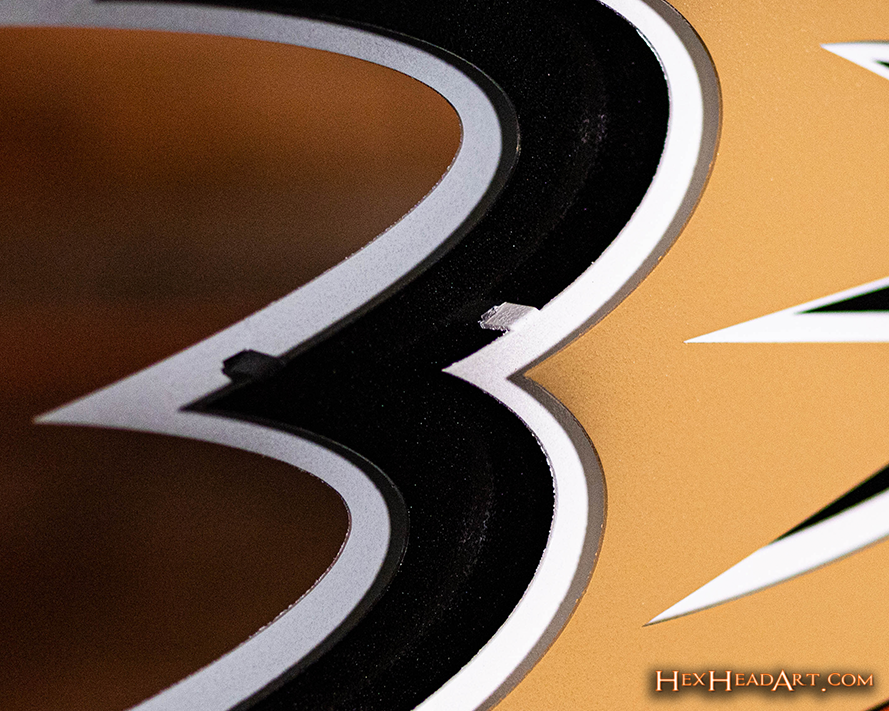 CLOSE OUT - Anaheim Ducks NHL 3D Vintage Metal Wall Art