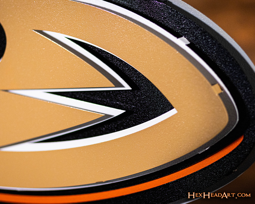 CLOSE OUT - Anaheim Ducks NHL 3D Vintage Metal Wall Art