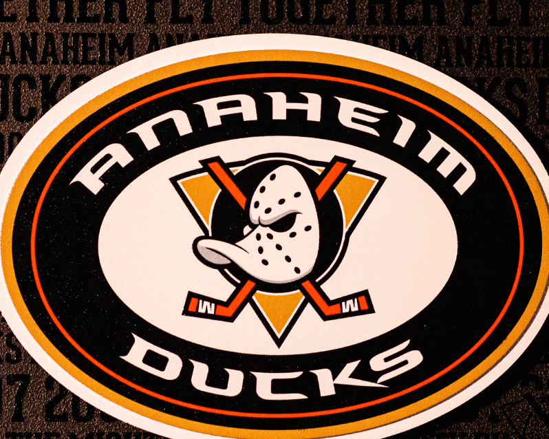 Anaheim Ducks CRAFT SERIES 3D Embossed Metal Wall Art