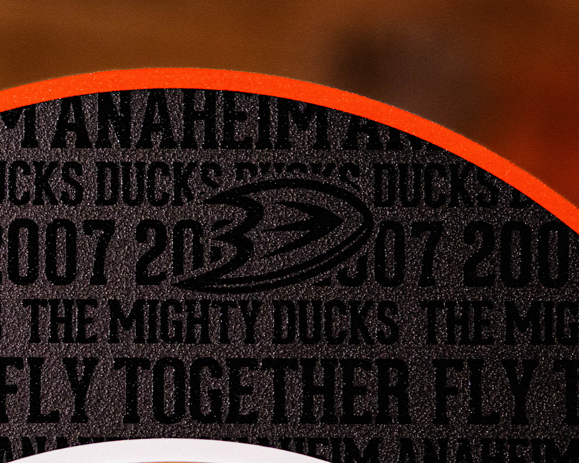 Anaheim Ducks CRAFT SERIES 3D Embossed Metal Wall Art