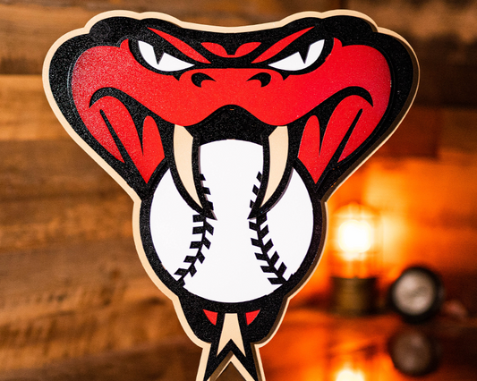 Arizona Diamondbacks Mascot 3D Metal Wall Art