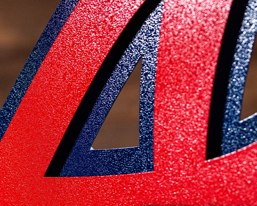 Atlanta Braves "A" 3D Metal Wall Art