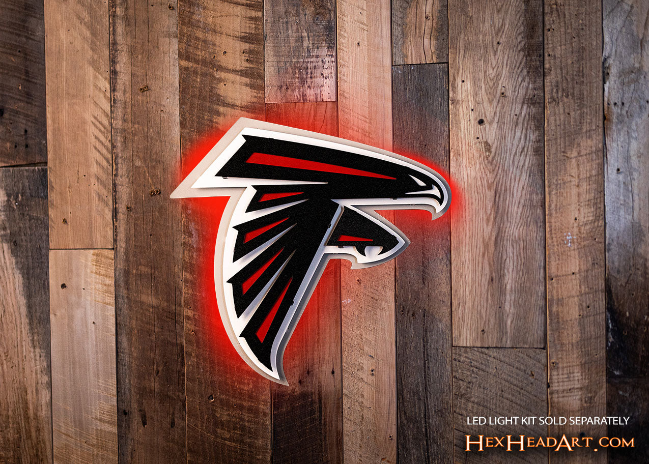 Atlanta Falcons 3D Vintage Metal Wall Art