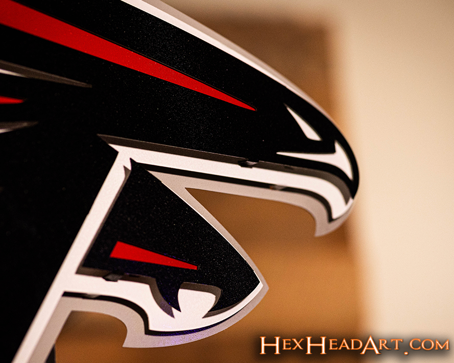 Atlanta Falcons 3D Vintage Metal Wall Art