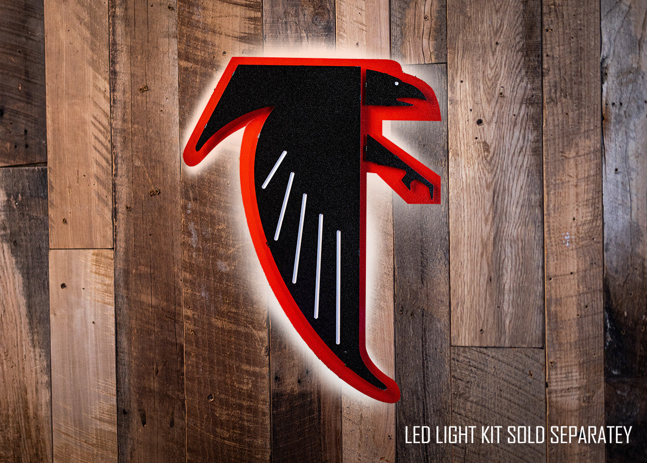 Atlanta Falcons RETRO "Dirty Bird" 3D Vintage Metal Wall Art