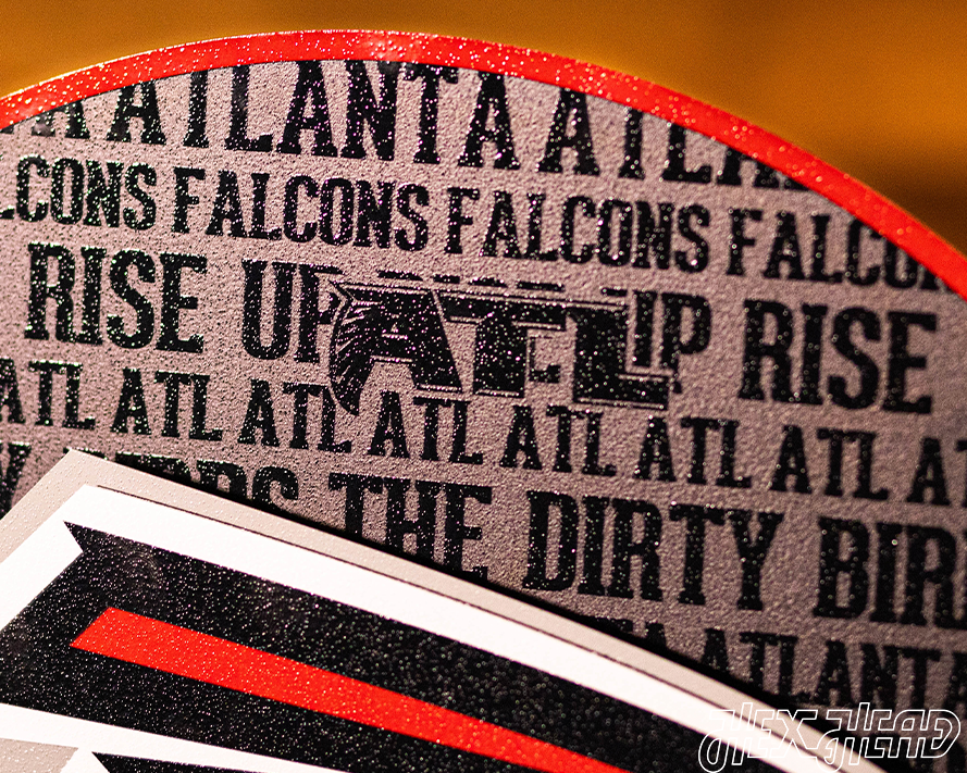 Atlanta Falcons 3D CRAFT SERIES Metal Wall Art