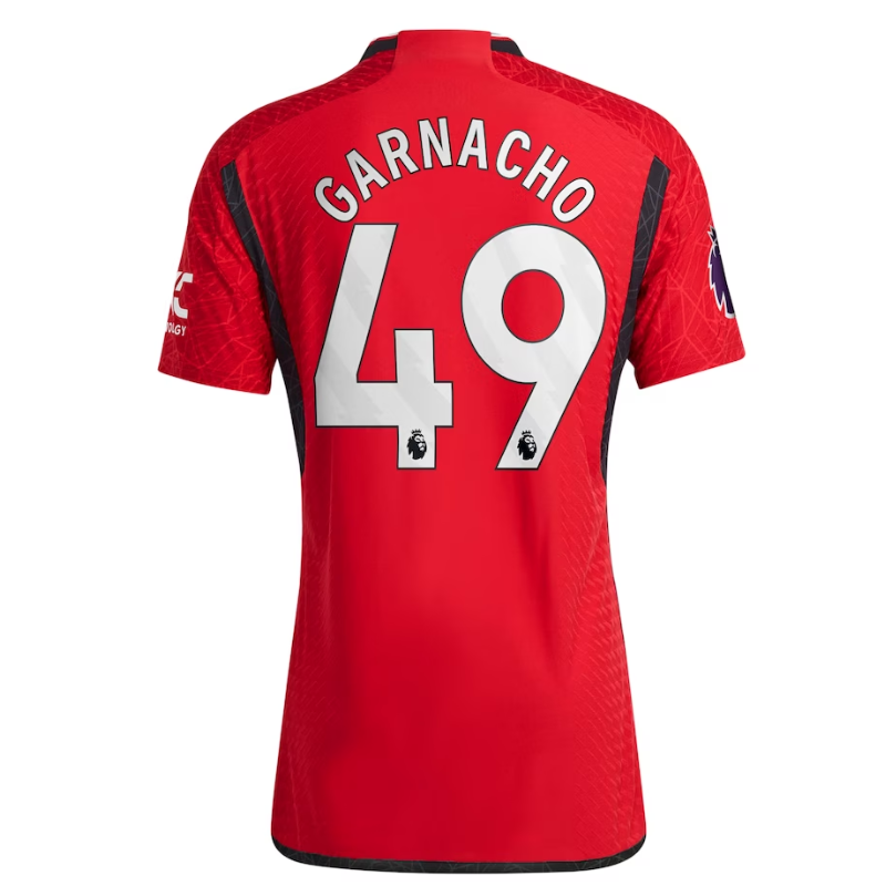 Alejandro Garnacho Manchester United Adidas 2023/24 Home Player Jersey - Red