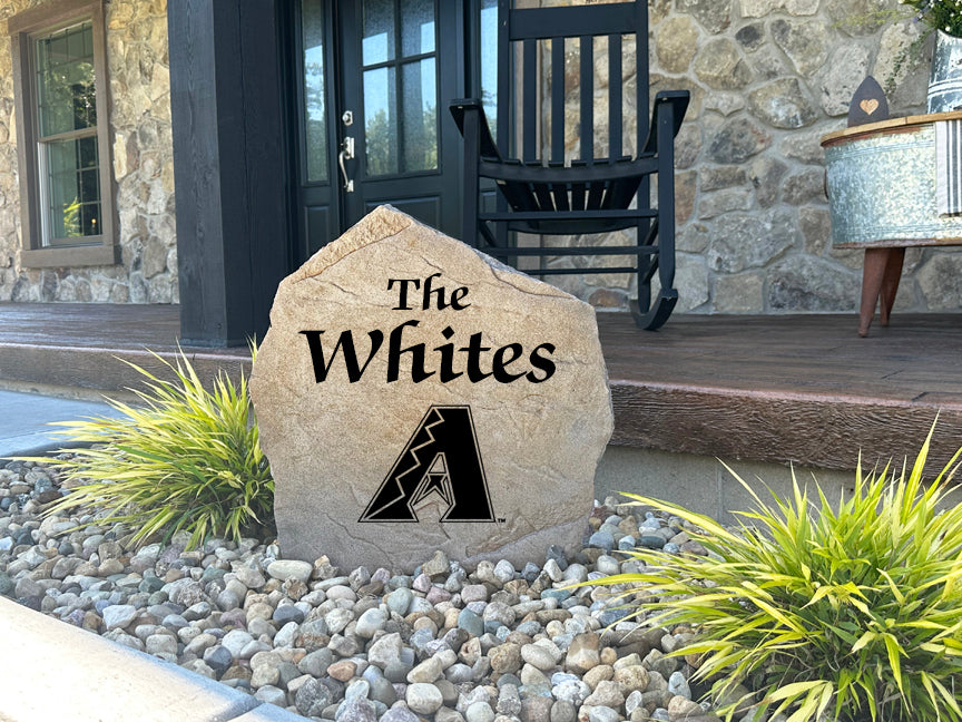 Arizona Diamondbacks Design-A-Stone Landscape Art Family Name