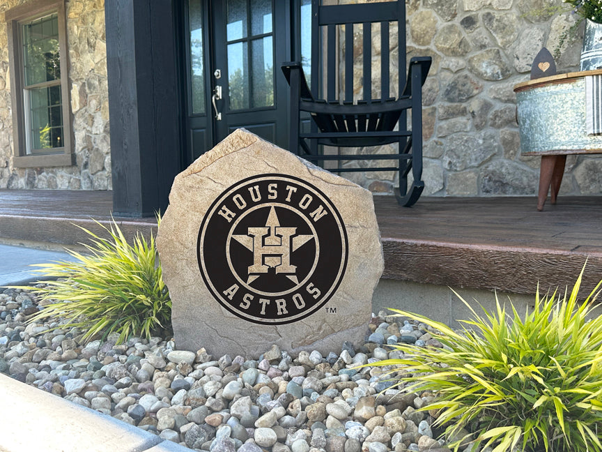 Houston Astros Design-A-Stone Landscape Art