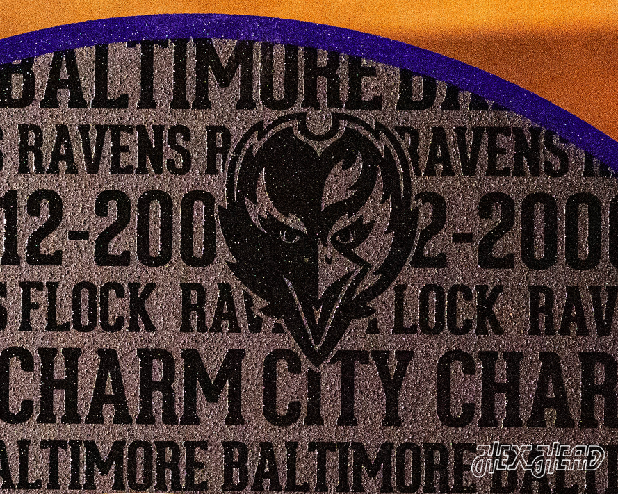 Baltimore Ravens CRAFT SERIES 3D Embossed Metal Wall Art