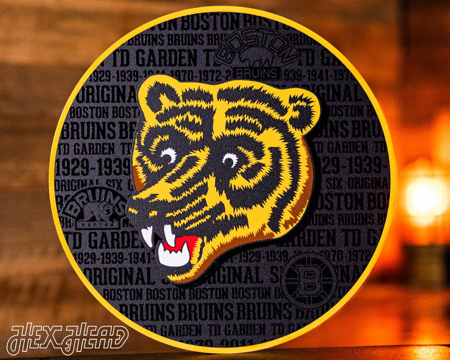 Boston Bruins CRAFT SERIES 3D Embossed Metal Wall Art