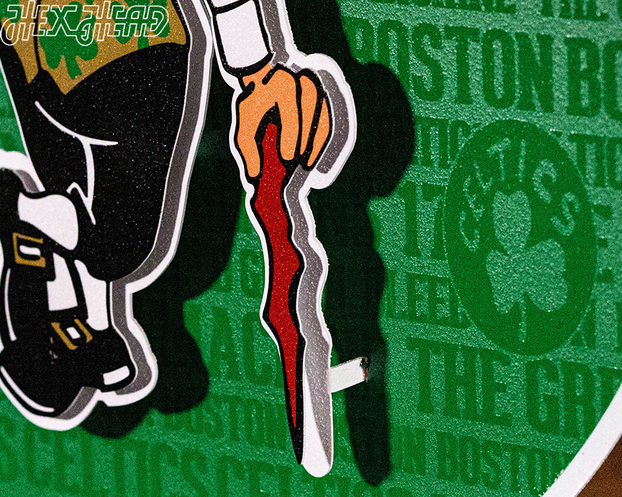 Boston Celtics CRAFT SERIES 3D Embossed Metal Wall Art