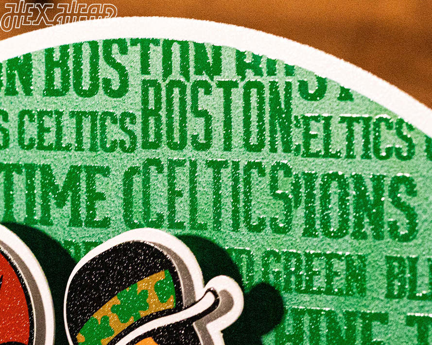 Boston Celtics CRAFT SERIES 3D Embossed Metal Wall Art