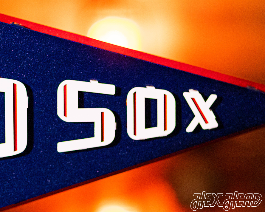 Boston Red Sox "1967 Pennant" 3D Vintage Metal Wall Art