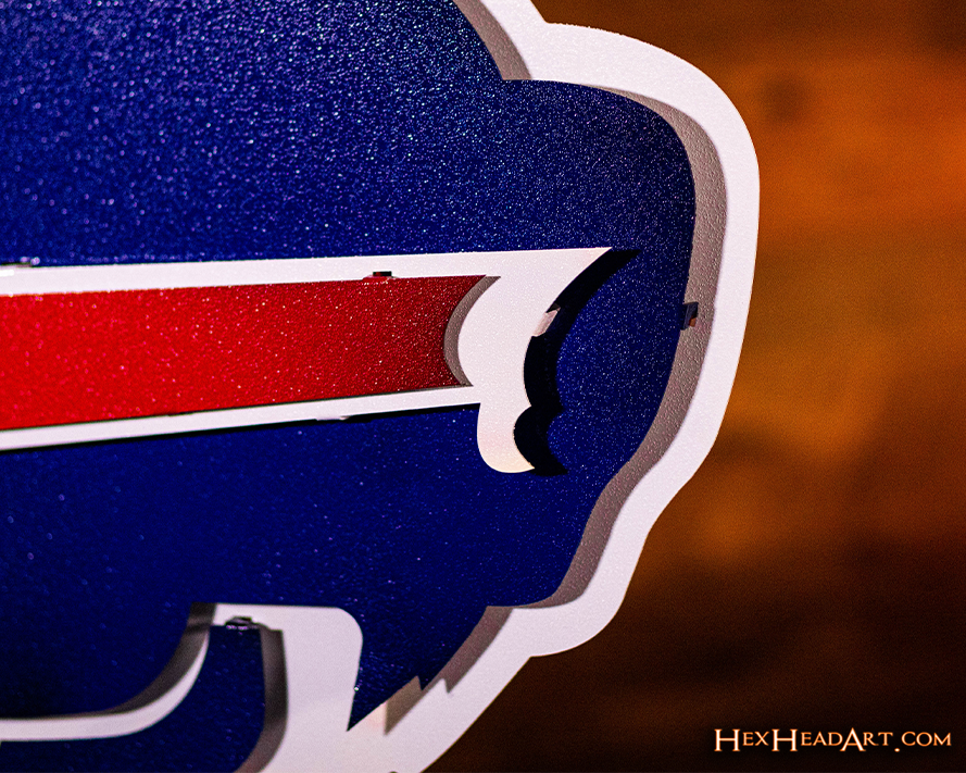 Buffalo Bills 3D Vintage Metal Wall Art